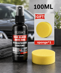 Car Glass Anti-rain Water Spray Repellent Nano Coating Hydrophobic Waterproof Agent Oil Film Removing Auto Glass Film Agent