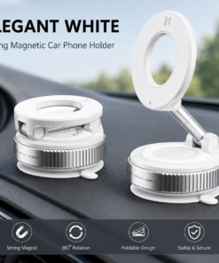 Magnetic Vacuum Phone Bracket 360° Adjustable Holder Strong Suction Cup Navigation Design Stand Holder For Car Universal 2026