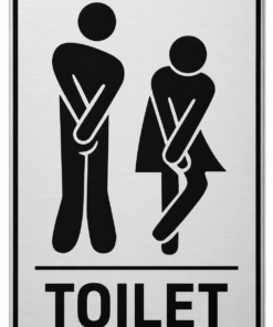 Creative Funny Toilet Wall/Door Stickers Bathroom Decoration Waterproof Decals Vinyl Wallpaper Poster Home Decor The Wall O E0O8
