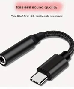 Type C to 3.5mm Headphone Adapter USB-C 3.5 Jack Audio Cable for Huawei P30 Xiaomi Samsung Oneplus Earphone Audio Adapter