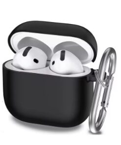 Silicone earphone case For Apple AirPods 4 Case Wirless hesdphones Earbuds case with hook