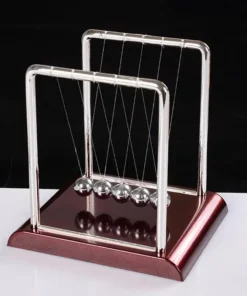 Newton Cradle Balance Steel Balls Perpetual Motion Collision Ball School Teaching Physics Science Pendulum Toy Home Decoration
