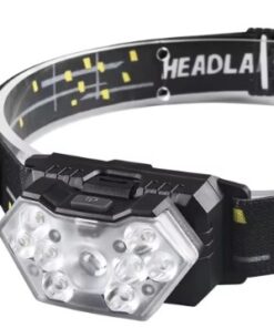 9 Led Strong Light Headlamp USB Rechageable Motion Sensor Headlight Portable Fishing Camping Outdoor Head Lamp Work Flashlight
