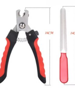 Pet Nail Clippers with Sickle Large Dog Nail Clippers Stainless Steel Grooming Scissors Nail Clippers Multifunctional Teddy Cat