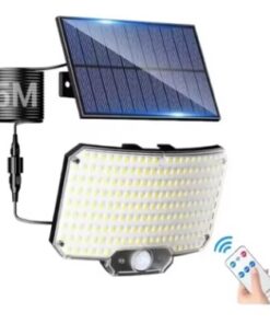 Solar Light Outdoor Super Bright Motion Sensor Solar Strong Power LED Garden Wall Lamp IP65 Waterproof 3 Working Mode